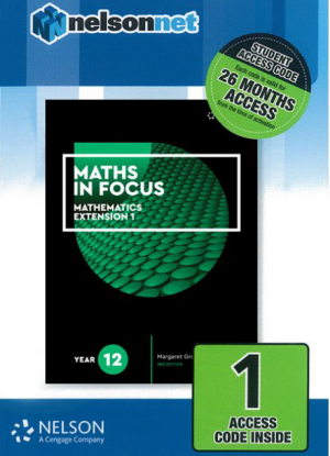 Maths in Focus:   Mathematics Extension 1 - Year 12 [NelsonNet Only]