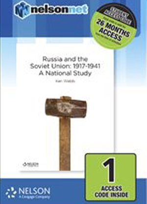 Nelson Modern History: Russia and the Soviet Union 1917-1941:  A National Study [NelsonNet Only]