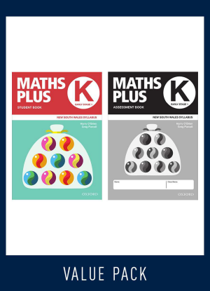 Maths Plus NSW:   K - Student and Assessment Book Value Pack- 2020