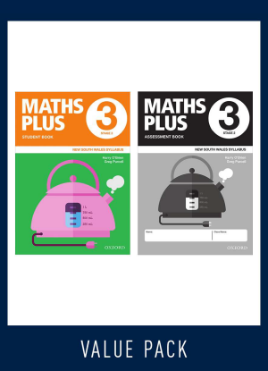 Maths Plus NSW:  3 - Student and Assessment Book Value Pack 9780190027247