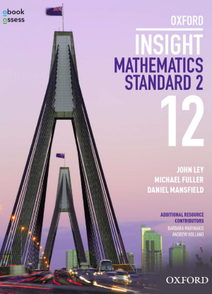 Oxford Insight Mathematics Standard 2:  Year 12  [Student Book + oBook/assess]