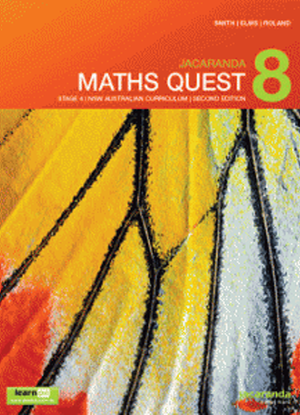 Jacaranda Maths Quest NSW:  8 - Text & LearnON