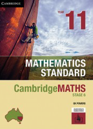 CambridgeMaths Mathematics Standard:  11 [Text + Interactive CambridgeGO]