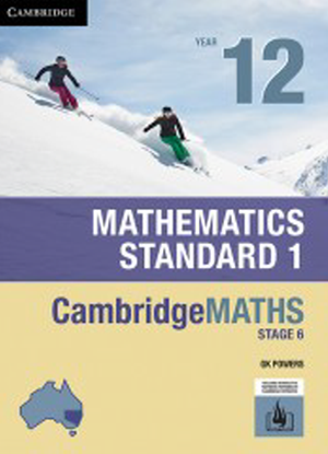 CambridgeMaths Mathematics Standard 1: 12  [Online Teaching Suite]