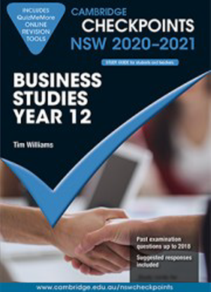Cambridge Checkpoints:  NSW Business Studies - Year 12 (2020-2021)