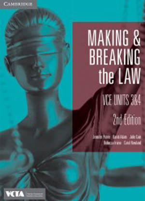 Cambridge Making and Breaking the Law Units 3&4 [Online Teacher Resource Package]