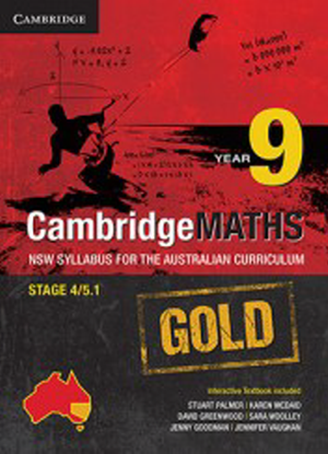 CambridgeMaths Gold NSW:  9 - Bundle 2 [Text + CambridgeGO + HOTmaths]