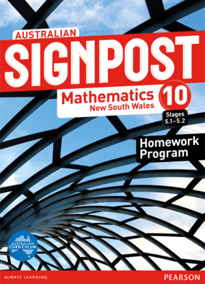 Australian Signpost Mathematics NSW: 10 Stages 5.1-5.2 [Homework Program]