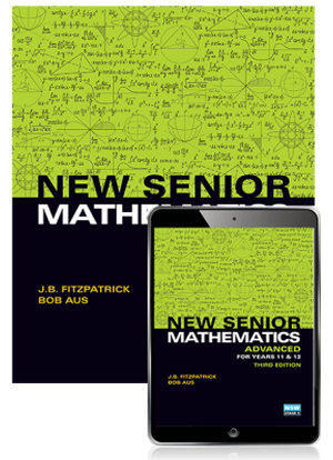 New Senior Mathematics:  Advanced Course for Years 11 and 12 [Student Book + eBook]