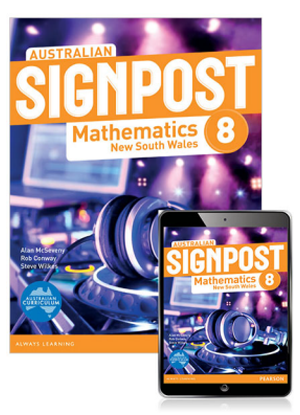 Australian Signpost Mathematics NSW:  8 [Student Book + eBook]