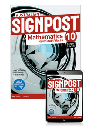 Australian Signpost Mathematics NSW: 10 Stages 5.1-5.3 [Student Book + eBook]