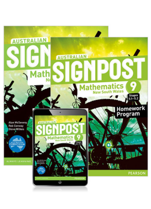 Australian Signpost Mathematics NSW:  9 Stages 5.1-5.2 [Student Book + eBook + Homework Program]