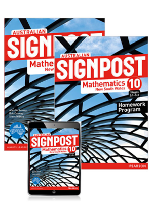 Australian Signpost Mathematics NSW: 10 Stages 5.1-5.2 [Student Book + eBook + Homework Program]