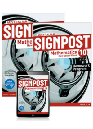 Australian Signpost Mathematics NSW: 10 Stages 5.1-5.3 [Student Book + eBook + Homework Program]