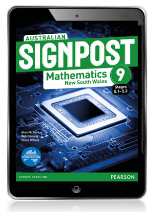 Australian Signpost Mathematics NSW:  9 Stages 5.1-5.3 [eBook Only]