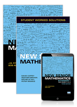 New Senior Mathematics:  Extension 1 Course for Years 11 and 12 - Combination Pack [Student Book + eBook + Student Worked Solutions Book]