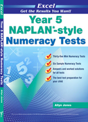 Excel Naplan*-Style  Numeracy Tests:  Year 5