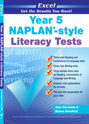 Excel Naplan*-Style Literacy Tests:  Year 5