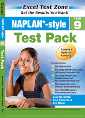 Excel Naplan* Style Test Pack:  Year 9