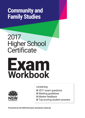 2017 HSC Community and Family Studies Exam Workbook