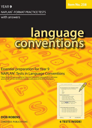 Naplan-Format Practice Tests with Answers:  Year 9 - Language Conventions