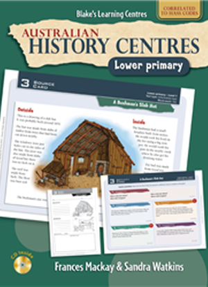Australian History Centres:  Lower Primary + CD