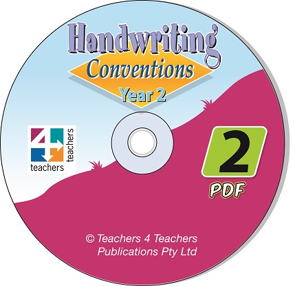NSW Handwriting Conventions:  Year 2 [PDF on CD]