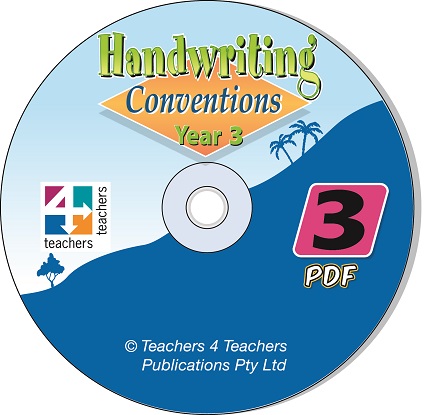 NSW Handwriting Conventions:  Year 3 [PDF on CD]