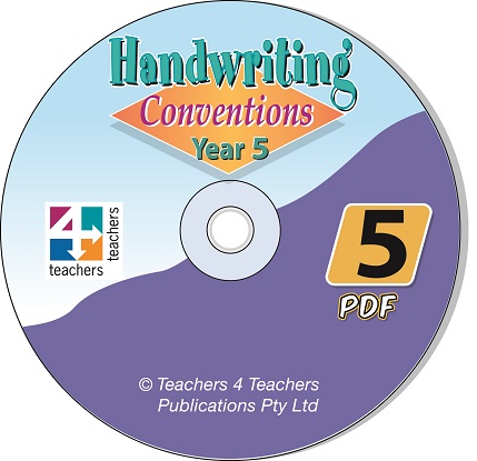 NSW Handwriting Conventions:  Year 5 [PDF on CD]