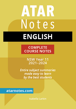 ATARNotes:  English - Complete Course Notes NSW Year 11 2021-2024