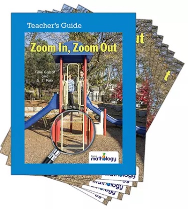 Mathology Little Books - Geometry: Zoom In, Zoom Out (6 Pack with Teacher's Guide)