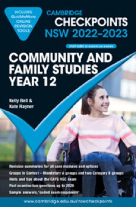 Cambridge Checkpoints:  NSW Community and Family Studies - Year 12 (2022-2023)