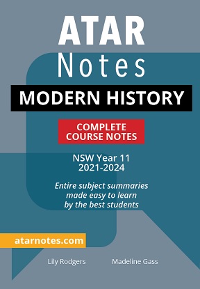ATARNotes:  Modern History - Complete Course Notes NSW Year 11 (2021-2024)