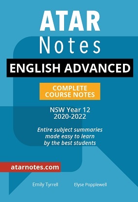 ATARNotes:  English Advanced - Complete Course Notes NSW Year 12 (2020-2022)