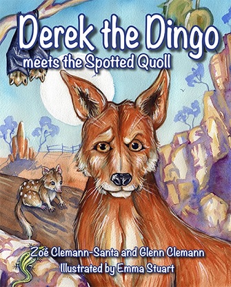 Derek the Dingo meets the Spotted Quoll