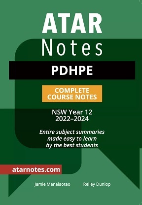 ATARNotes: PDHPE - Complete Course Notes NSW Year 12 [2022-2024]