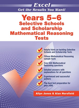 Excel Selective Schools and Scholarship Mathematical Reasoning Tests Years 5-6