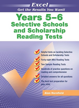 Excel Selective Schools and Scholarship Reading Tests Years 5-6