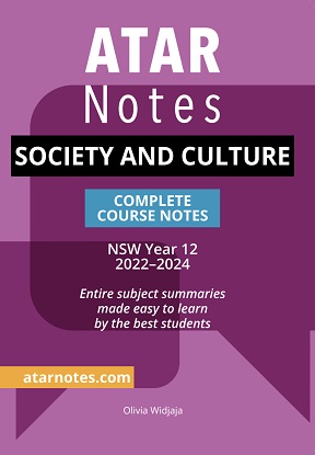 ATARNotes:  Society and Culture - Complete Course Notes NSW Year 12 (2022-2024)