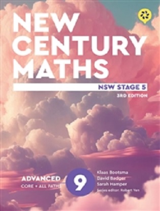 New Century Maths:  9 - Advanced Core & All Paths [Student book + NelsonMindTap] [NSW Australian Curriculum]