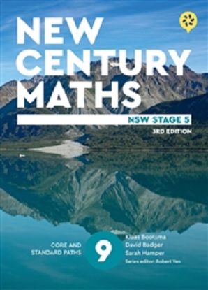 New Century Maths:  9 -  Core & Std Paths [Student book + NelsonMindTap] [NSW Australian Curriculum]