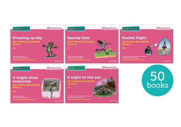 Read Write Inc. Phonics: Pink Set 3 More Storybooks Pack of 50