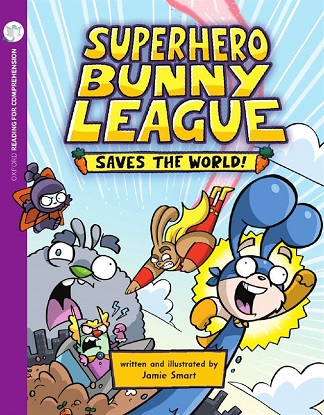 superhero-bunny-saves-the-world!-oxford-level-8-pack-of-6-comprehension-card-978019036129