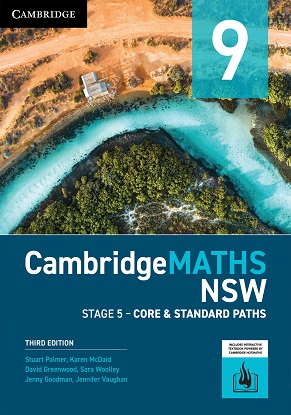 CambridgeMATHS NSW Stage 5:  Year  9 - Core & Standard Paths  [Text + Digital] [For the NSW Australian Curriculum]