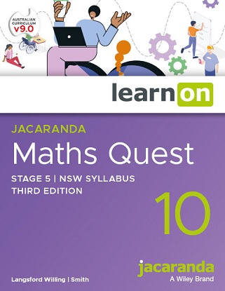 Jacaranda Maths Quest NSW: 10 - Stage 5 - [LearnON Only] Access Code [For the NSW Aust Curriculum] 3e