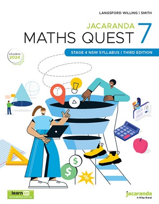 Jacaranda Maths Quest NSW:  7 - Stage 4 [Text + LearnON] [For the NSW Aust Curriculum] 3e