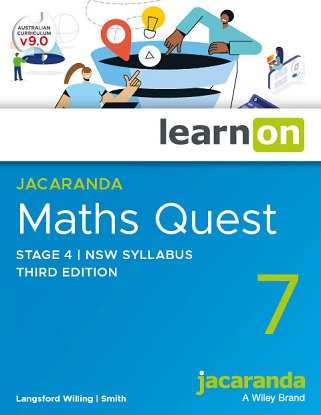 Jacaranda Maths Quest NSW:  7 - Stage 4 [LearnON Only] [For the NSW Aust Curriculum] 3e