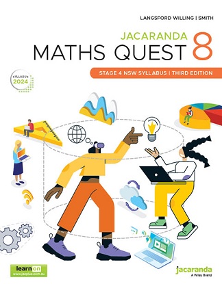 Jacaranda Maths Quest NSW:  8 - Stage 4  [Text + LearnON] [For the NSW Aust Curriculum] 3e