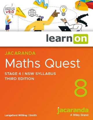 Jacaranda Maths Quest NSW:  8 - Stage 4  [LearnON Only] [For the NSW Aust Curriculum] 3e