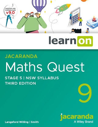 Jacaranda Maths Quest NSW:  9 - Stage 5 - [LearnON Only] [For the NSW Aust Curriculum] 3e